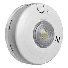 FIRST ALERT First Alert SM110LED-AC Hardwired Photoelectric Smoke Alarm 10-Year Battery Backup (1-Pack) 7020BSL