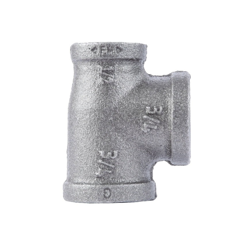 CODA RESOURCES Coda Resources 506248 Black Malleable Iron Reducing Tee