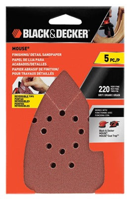 DEWALT Dewalt Accessories BDAM220 Mouse Sanding Sheets 220 Grit 5 Pack