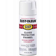RUST-OLEUM Rust-oleum 371669 Gloss Arctic White Spray Enamel 12 Oz