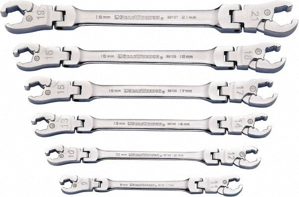 GEARWRENCH Gearwrench 89101D Flare Nut Wrench Set 6 Pc Metric