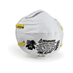 3M 7000052065 Cup Style Disposable Particulate Respirator S Resists Certain Non-Oil Based Particles Dust and Other