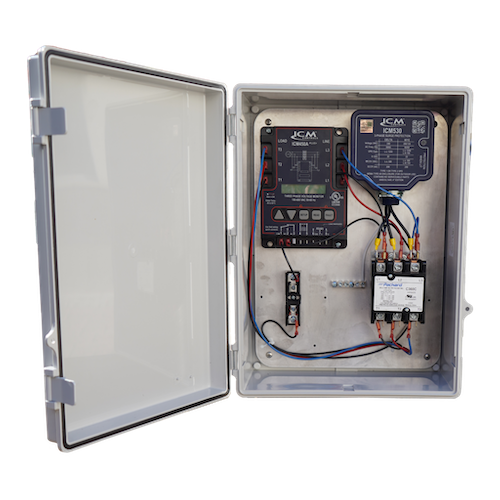 ICM CONTROLS Icm Controls 3VMS-60-208 3-Phase Surge Protection and 3-Phase Voltage Monitor 60A, 208VAC