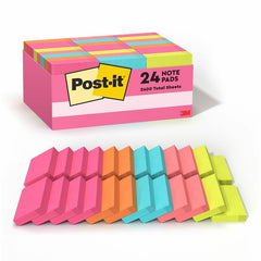 3M 3M MMM65324ANVAD Sticky note Cape Town collection (1.50 x 2 in. value pack) MMM65324ANVAD