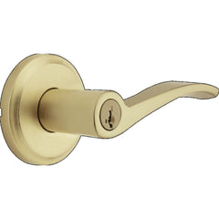 KWIKSET Kwikset 740SEL-4S Sedona Lever Entry Lock Satin Brass