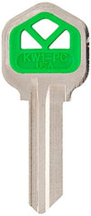 ILCO Kaba Ilco Corp KW1-PC-GREEN Kwikset Green Key Blank