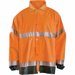 OCCUNOMIX Occunomix LUX-TJR-OM Hi-vis Rain Jacket Class 3 Large