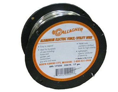 GALLAGHER Gallagher North America AXL17250 Aluminum Fence Wire 250 Ft