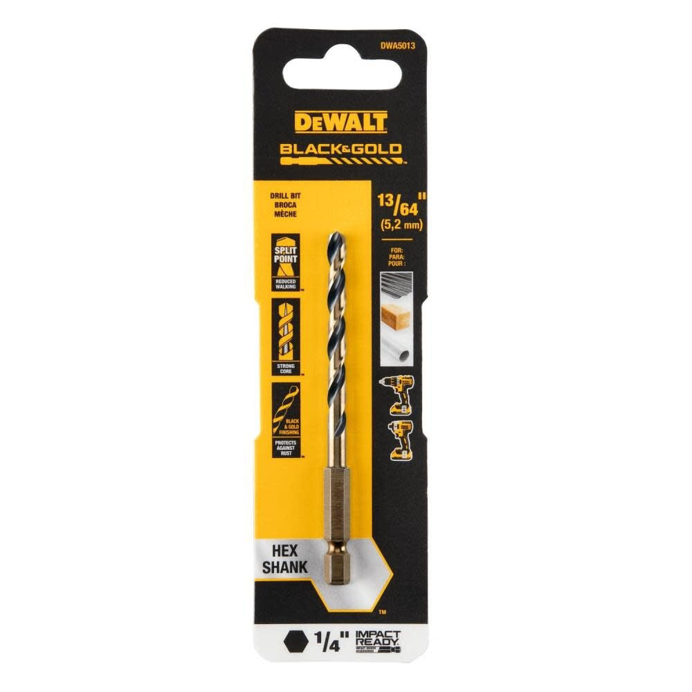 DEWALT Dewalt Accessories DWA5013 Drill Bit 13/64 in 3-pack