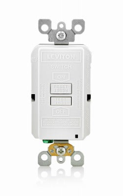 LEVITON Leviton R18-GFRBF-0KW 20A Blank Face Gfci Feed-through