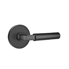 EMTEK Emtek 5209HECUS19LH Hercules Lever Privacy Set Flat Black