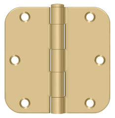 DELTANA Deltana S35R54 Radius Door Hinge 3.5x3.5 Satin Brass