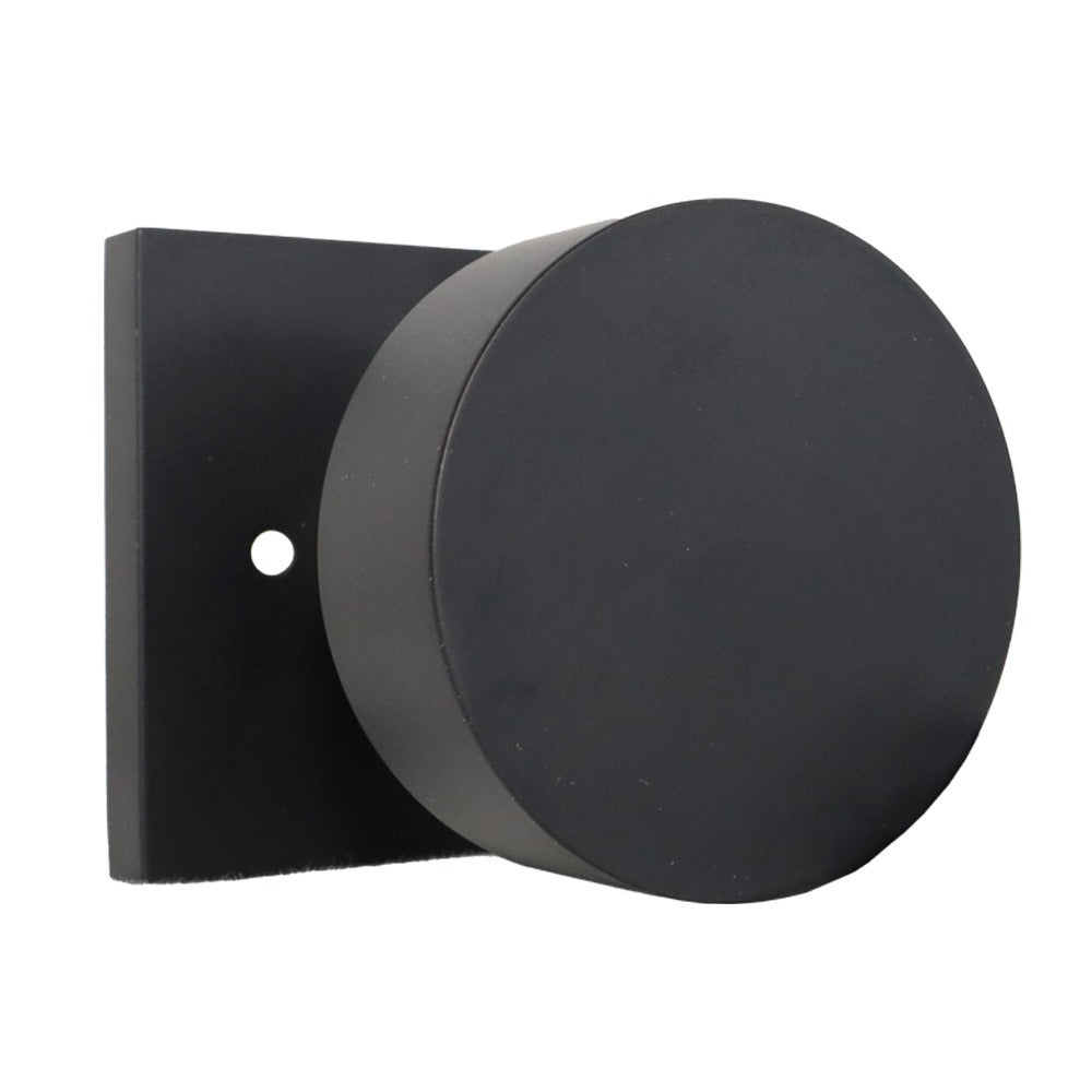 EMTEK Emtek 5210ROUUS19.RLS Round Knob Privacy Set Flat Black