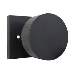 EMTEK Emtek 5210ROUUS19.RLS Round Knob Privacy Set Flat Black