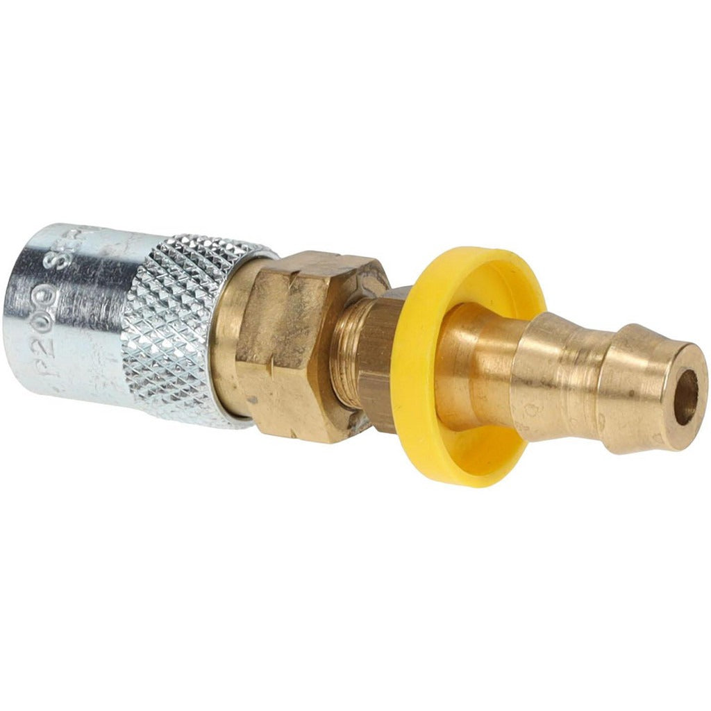 PARKER Parker PC206AV-BP Push-lok Hose Barb Coupler 200 Psi Brass