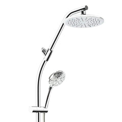 NIAGARA CONSERVATION Niagara Conservation NSR175-RF-6FHH-CH ShowerRail Kit 8-Inch (NSR175-RF-6FHH-CH)
