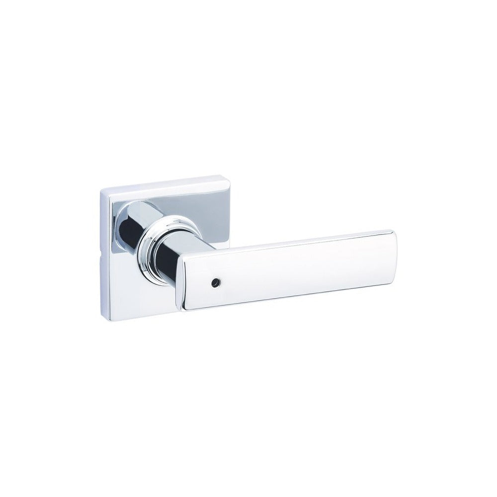 KWIKSET Kwikset 300BRNLSQT-26 Breton Privacy Lever Bright Chrome