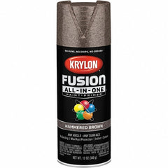 KRYLON Krylon K02783007 Acrylic Enamel Spray Paint Brown Hammertone