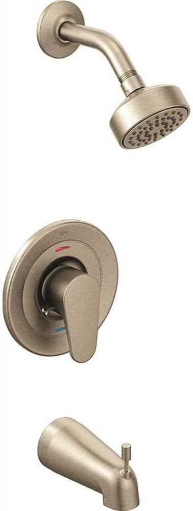 CLEVELAND FAUCET Cleveland Faucet 46301CBNGR Edgestone single-handle bathtub/shower trim kit 1.75 gpm (4 in. spray / 5 in. spout)