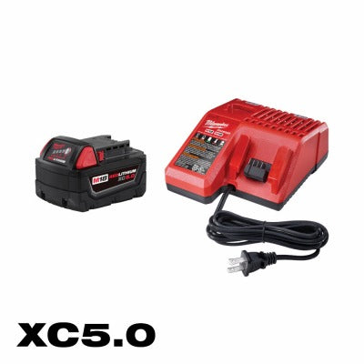 MILWAUKEE Milwaukee 48-59-1850 M18 5.0ah Battery Charger Kit