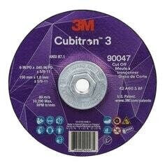 3M 3M 7100398618 Cut-off Wheel 60+ Grit T27 6 in Case of 10