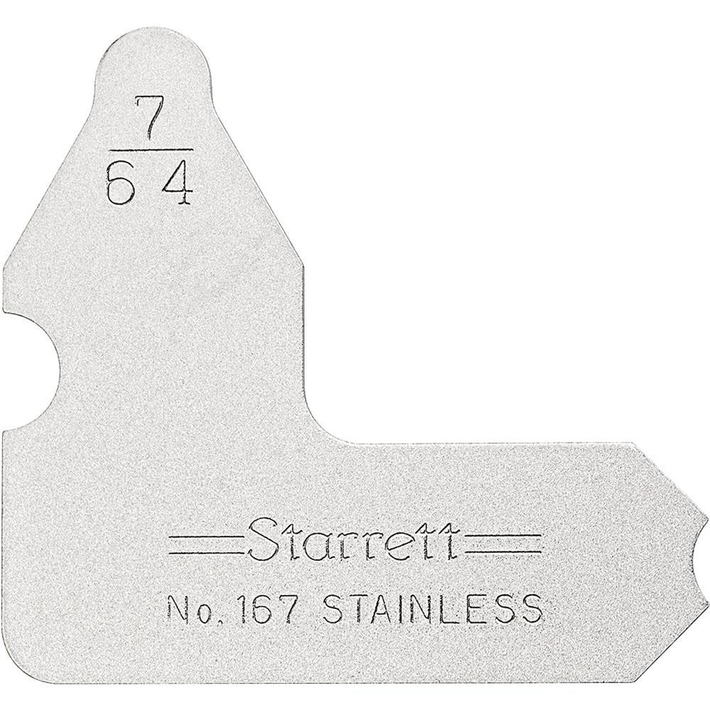 STARRETT Starrett 50627 Radius Gage 7/64 Inch Stainless Steel