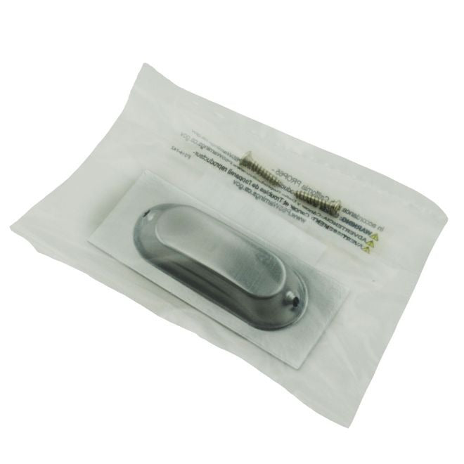 IVES Ives 22B26 Solid Brass Rectangular Flush Pull Chrome