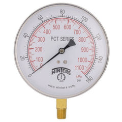 WINTERS INSTRUMENTS Winters Instruments PCT324 PCT Contractor Pressure Gauge 0-160 PSI (4.5 in)