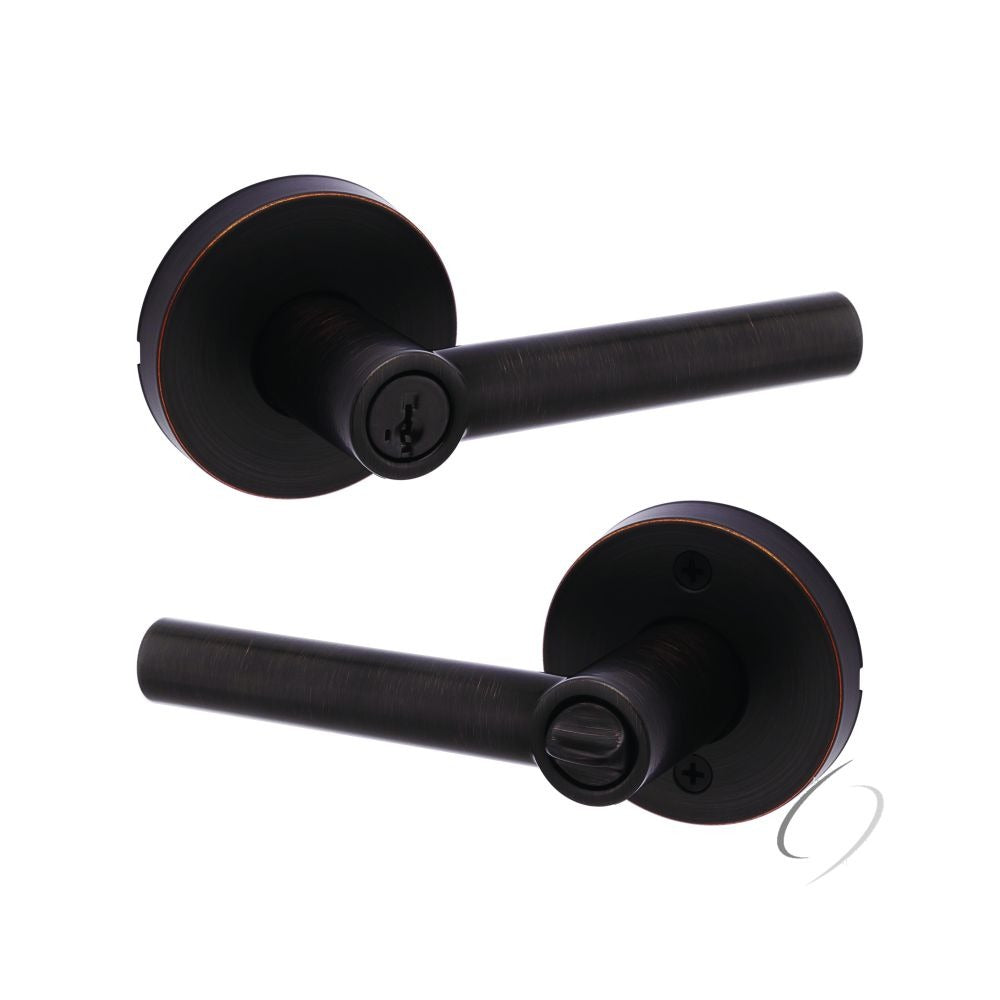 KWIKSET Kwikset 740MILRDT-11PS Milan Lever Entry Lock Venetian Bronze