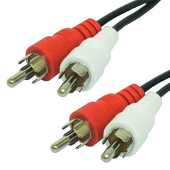 CALRAD Calrad 55-1000b-35 Stereo Rca Patch Cord 35 Feet