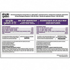 SIMPLE GREEN Simple Green 9510000000000 Secondary Bottle Label 10pk