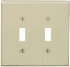LEVITON Leviton R51-00PJ2-00I Midway Nylon Wallplate 2-gang