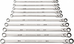 GEARWRENCH Gearwrench 86142 Ratcheting Flexhead Wrench Set 10 Pc