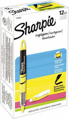 SHARPIE Sharpie 1754463 Fluorescent Yellow Chisel Tip Highlighter