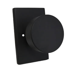 EMTEK Emtek 5212ROUUS19.RLS Round Knob Privacy Set Flat Black