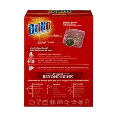 BRILLO Brillo 23310 Original steel wool soap pads 10 count pack