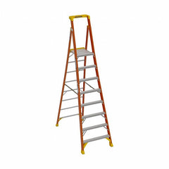 WERNER Werner pd6208-4c Podium Stepladder 10 Ft 300 Lb