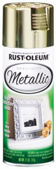 RUST-OLEUM Rust-oleum 1936830 Metallic Spray Paint Brass 12 Oz
