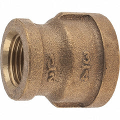 MERIT BRASS Merit Brass XB112-1208 Brass Reducing Coupling 3/4x1/2