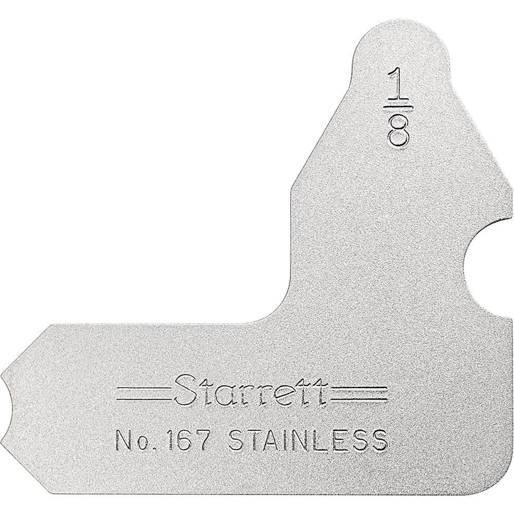 STARRETT Starrett 50628 Radius Gage 1/8 Inch Stainless Steel