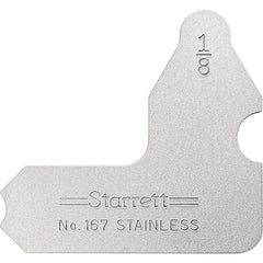 STARRETT Starrett 50628 Radius Gage 1/8 Inch Stainless Steel