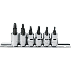 PROTO Proto J5238C Torx Bit Socket Set 3/8 in Drive 6 Pc