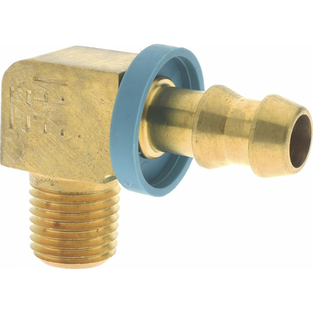 EATON Eaton 10006B-C04 Barbed Hose Male Elbow 3/8 in Brass