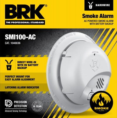 HONEYWELL Ademco Inc. 1046836 120V Ac Ionization Smoke Alarm