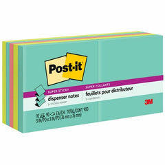3M 3M MMMR33010SSMIA Super Sticky Dispenser Notes 3 x 3 (10 Pack) R33010SSMIA