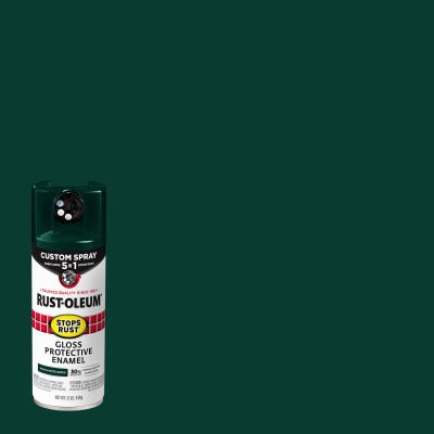 RUST-OLEUM Rust-oleum 376902 Spray Paint Gloss Dark Hunter Green 12 Oz