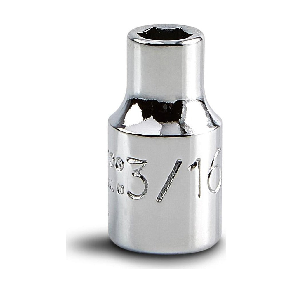 PROTO Proto J4706 Hand Socket 3/16 Inch 6-point 1/4 Drive