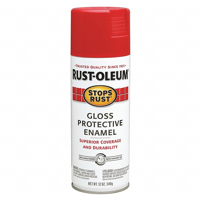 RUST-OLEUM Rust-oleum 7762-830 Gloss Spray Paint Sunrise Red 12 Oz