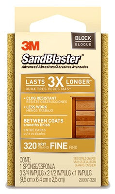 3M 3M Company 20907-180 Sanding Sponge Block 180 Grit