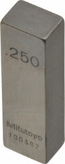 MITUTOYO Mitutoyo 611212-541 Rectangular Steel Gage Block 0.25 in